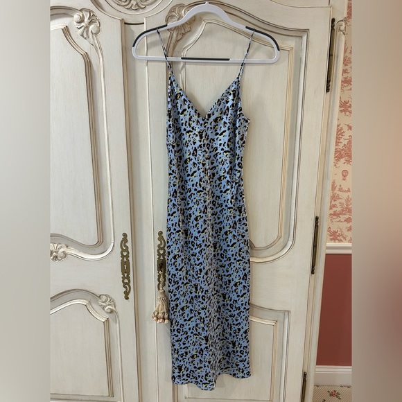 L'Agence Jodie Slip Dress in Leopard - Picture 2 of 5